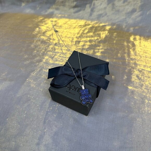 APM Monaco Baba Yummy Bear Blue Necklace - Picture 3 of 5